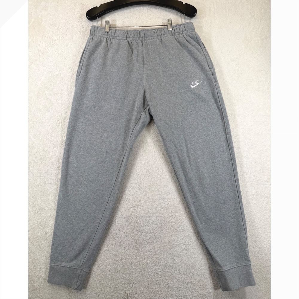 Nike Sportswear Club Fleece Joggers Grey Sweatpants BV2671-063 Mens Large